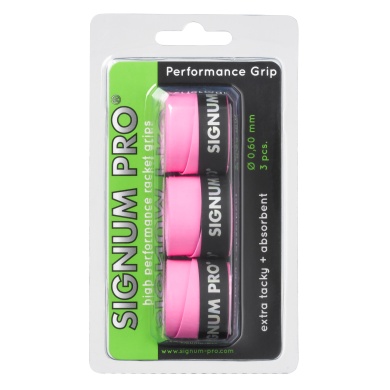 Signum Pro Overgrip Performance 0.6mm pink 3er